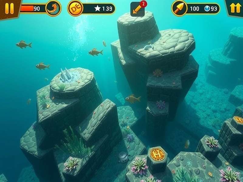 Underwater exploration in Underwater Gold Rush